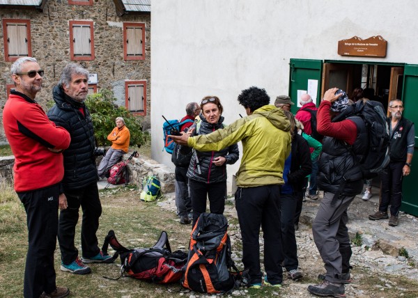 Trail Hervé Gourdel - Logistique au refuge de la Madone de Fenestre. Merci Patrick pour ton super accueil !